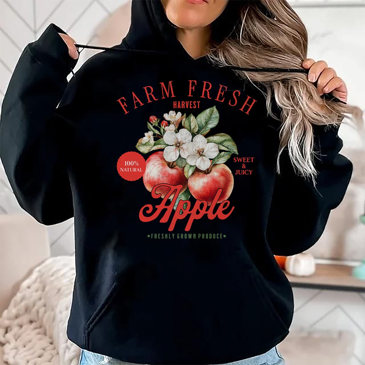 Best Farmer Life Shirt, Funny Farmer UnisexT-Shirt/Hoodie/Sweatshirt HLT00 - Farm Fresh Organic Apple Farmer's Market Homegrown Vintage T-Shirt