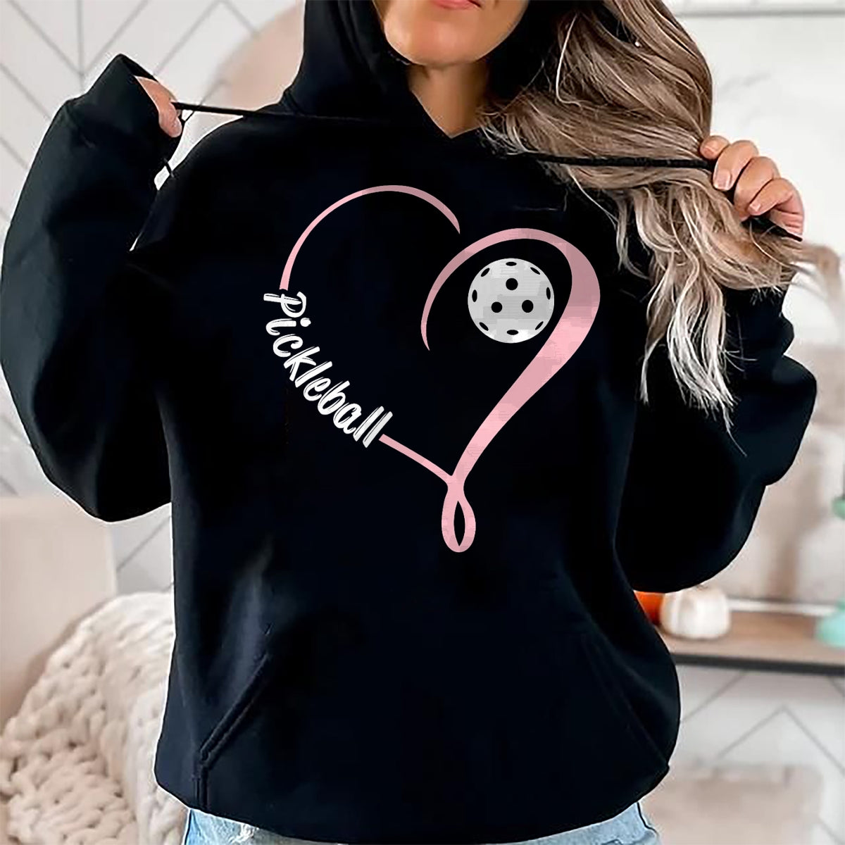 Funny Pickleball Shirt, Pickleball Lover Unisex T-Shirt/Hoodie/Sweatshirt HLT00 - Pickleball Shirts Womens Valentine's Day Pickleball Lovers T-Shirt
