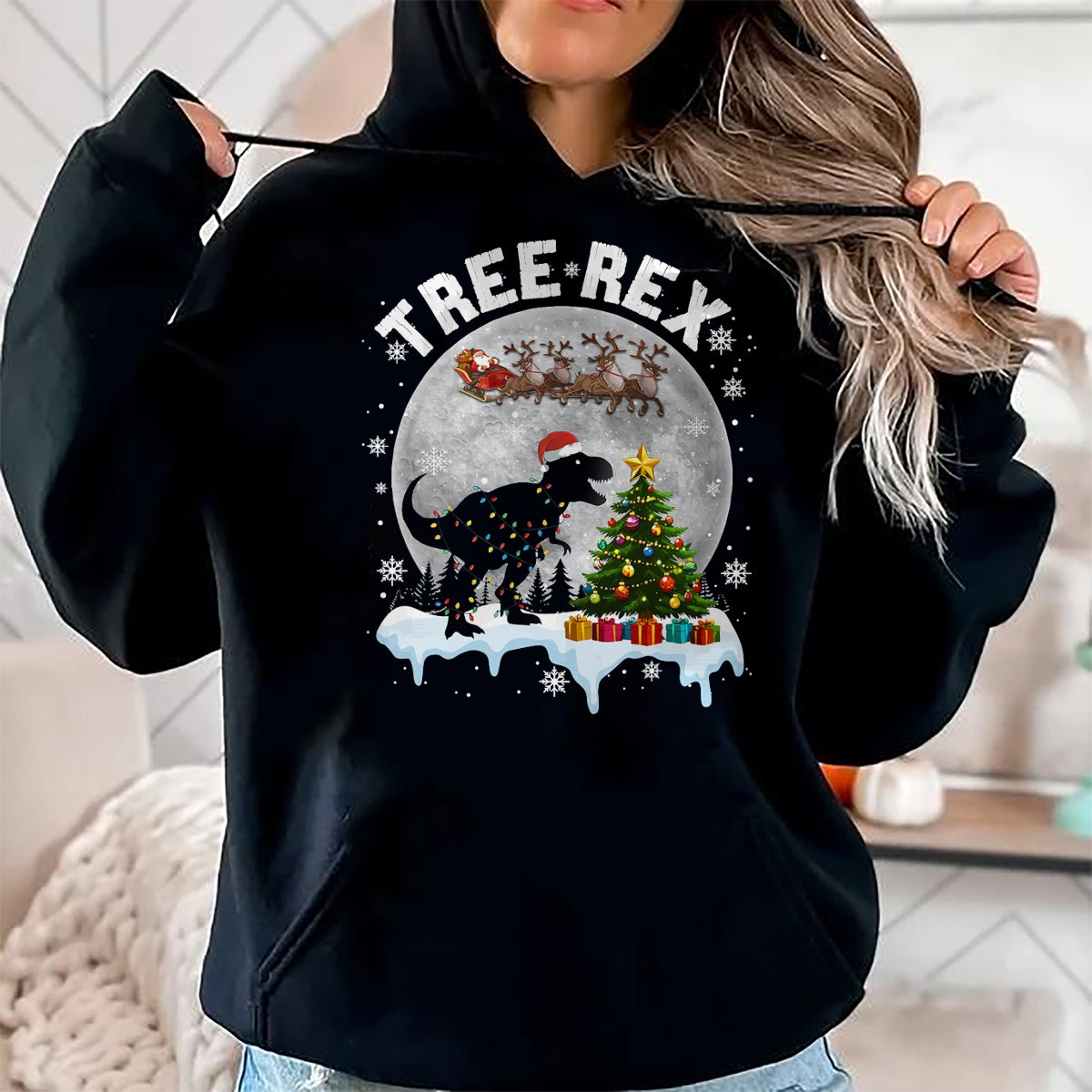Best Dinosaur Lover Shirt, Funny Dinosaur UnisexT-Shirt/Hoodie/Sweatshirt HLT00 - Trex Dinosaur Dino Van Gogh Style Starry Night Funny Graphic T-Shirt