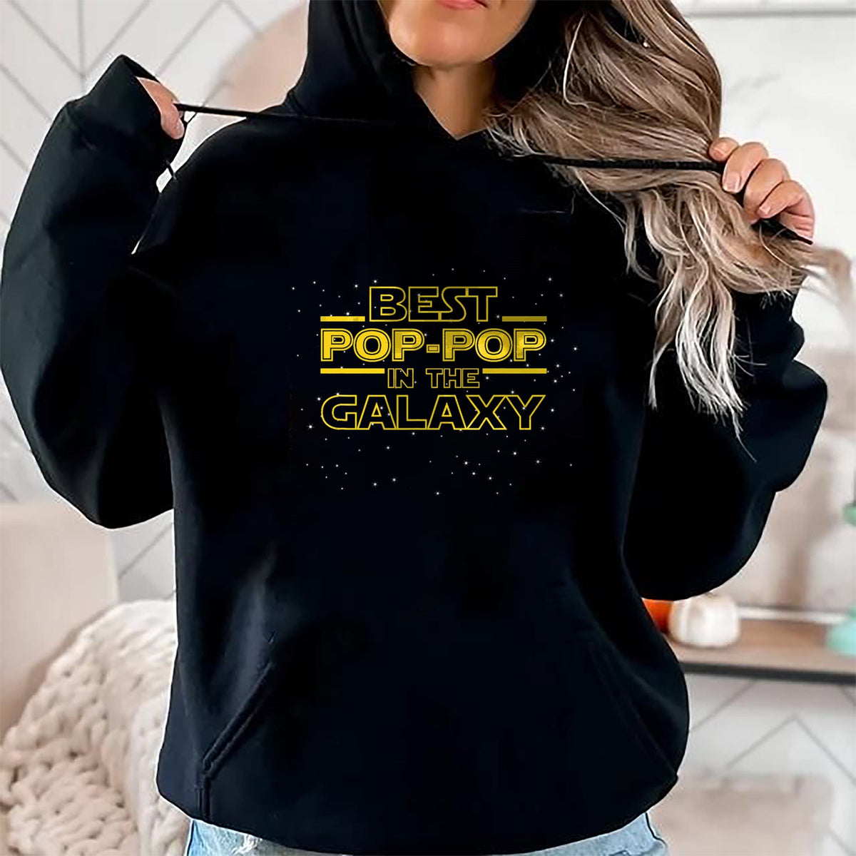 Best Grandpa Shirt, Proud Grandpa Unisex T-Shirt/Hoodie/Sweatshirt HLT00 - Grandpa Pop-Pop Shirt Gift, Best Pop-Pop in the Galaxy T-Shirt