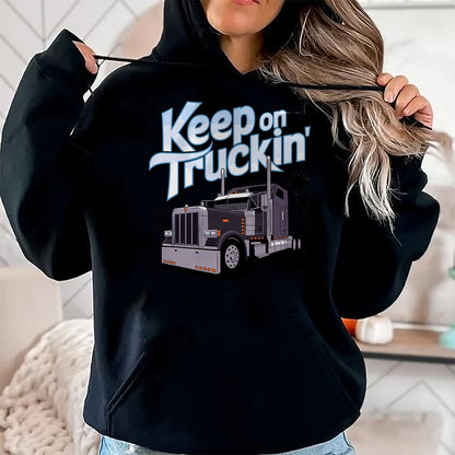 Best Truck Driver Life Shirt, Funny Trucker UnisexT-Shirt/Hoodie/Sweatshirt HLT00 - Truck Driver Art for Men Women Truck Driver Trucking Trucker T-Shirt (1)