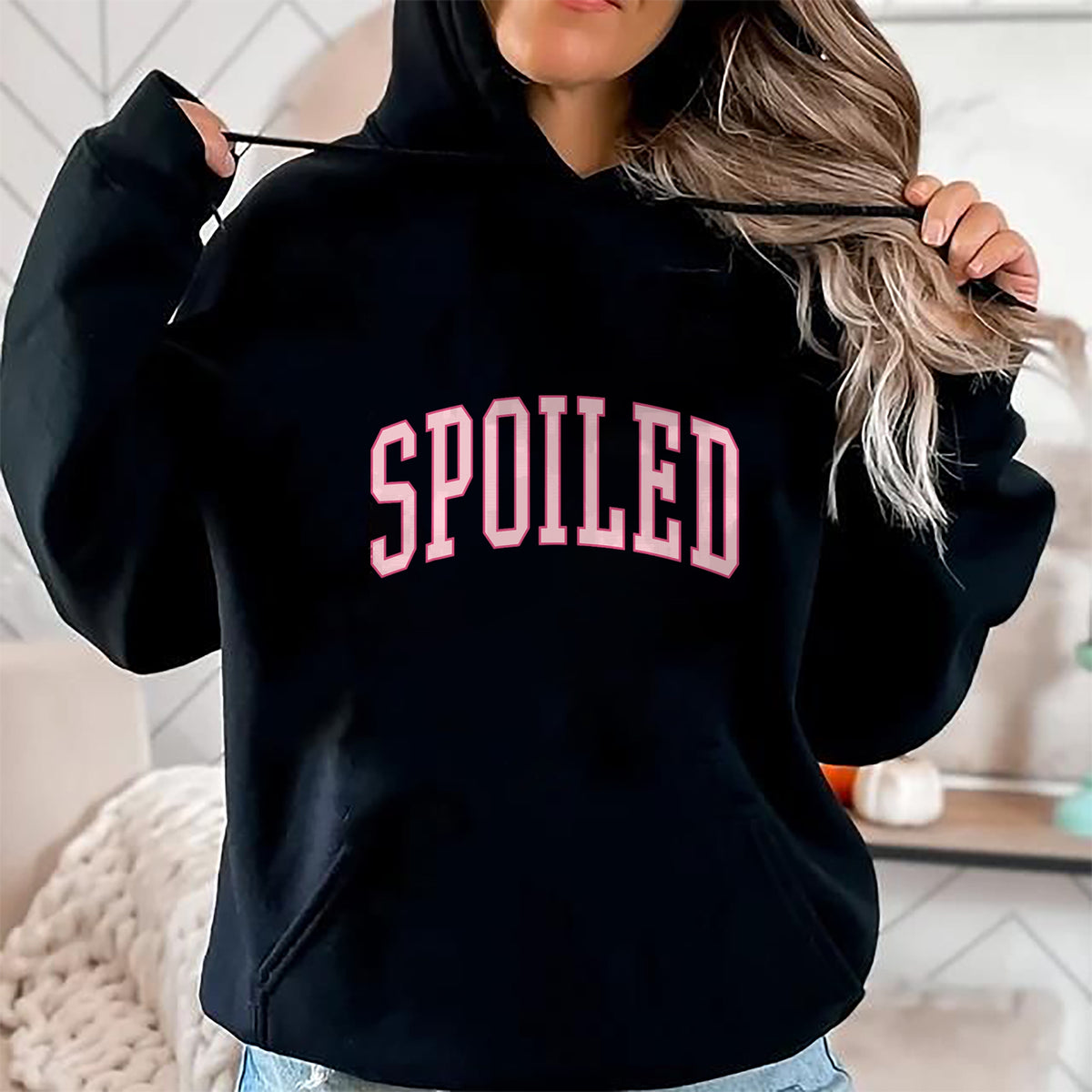 Best Wife Shirt, Wife and Husband Unisex T-Shirt/Hoodie/Sweatshirt HLT00 - Spoiled Bougie Women Girls Cute Pink Preppy T-Shirt