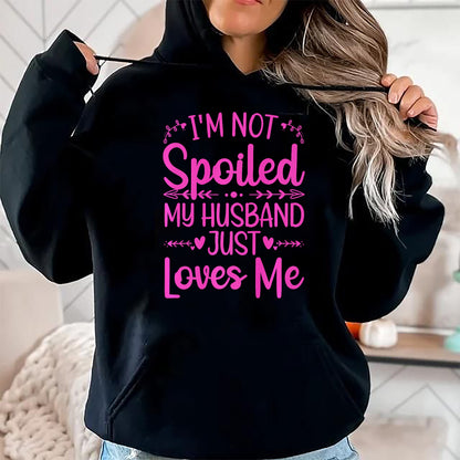 Best Wife Shirt, Wife and Husband Unisex T-Shirt/Hoodie/Sweatshirt HLT00 - Gift for wife T shirt, spoiled wife   Funny Spoiled Wife Art For Women Girls Husband Spoiled Wife Pr (15)