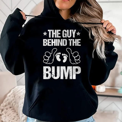 Best Wife Shirt, Wife and Husband Unisex T-Shirt/Hoodie/Sweatshirt HLT00 - The Guy Behind The Bump Pregnancy Announcement For Dad T-Shirt