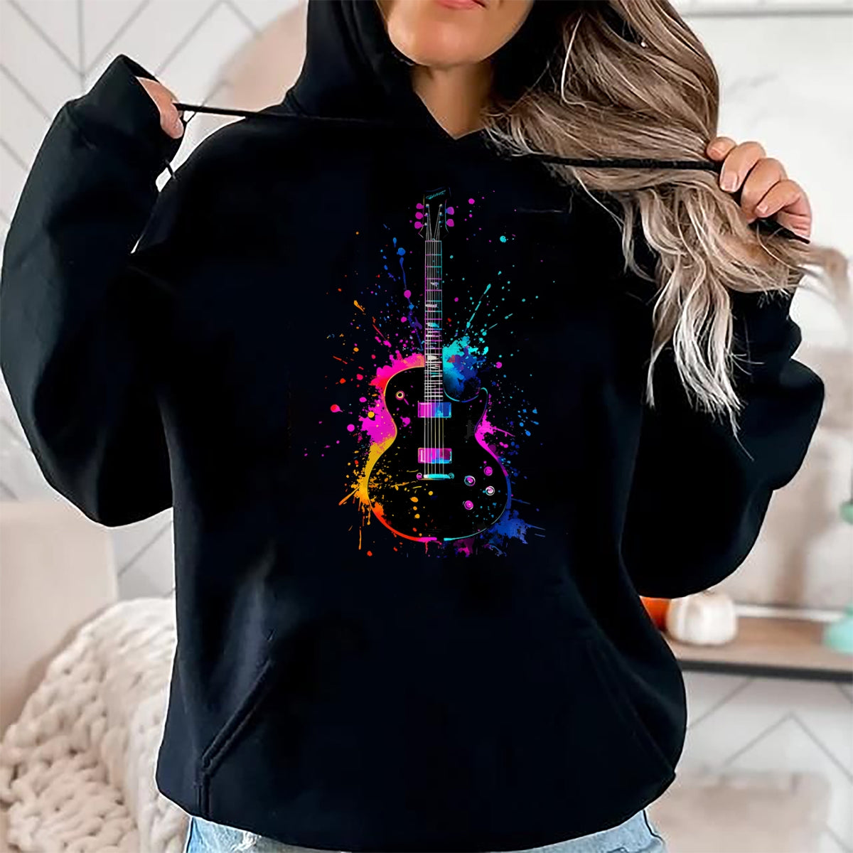 Guitar Lover Shirt, Funny Guitar UnisexT-Shirt/Hoodie/Sweatshirt HLT00 - Colorful Guitarist Guitar Music Lover T-Shirt