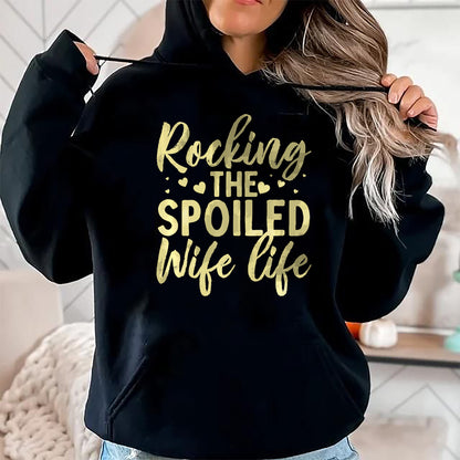 Best Wife Shirt, Wife and Husband Unisex T-Shirt/Hoodie/Sweatshirt HLT00 - Gift for wife T shirt, spoiled wife   Funny Spoiled Wife Art For Women Girls Husband Spoiled Wife Pr (7)