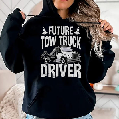 Best Truck Driver Life Shirt, Funny Trucker UnisexT-Shirt/Hoodie/Sweatshirt HLT00 - Tow Truck Driving Student - Future Tow Truck Driver Gifts T-Shirt