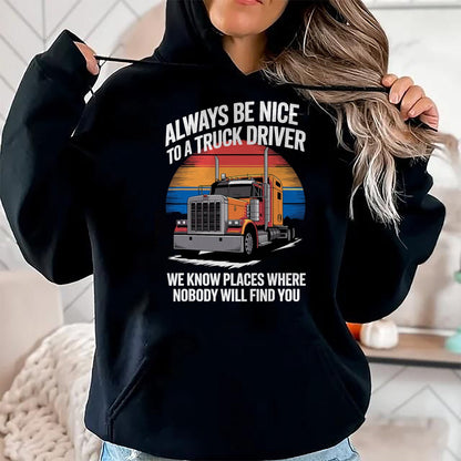 Best Truck Driver Life Shirt, Funny Trucker UnisexT-Shirt/Hoodie/Sweatshirt HLT00 - Best Truck Driver Art for Men Dad Women Trucking CDL Trucker T-Shirt (1)