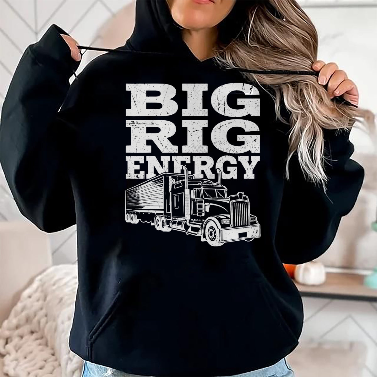 Best Truck Driver Life Shirt, Funny Trucker UnisexT-Shirt/Hoodie/Sweatshirt HLT00 - Funny Truck Semi Truck Driver Big Rig Energy Truck Driver T-Shirt