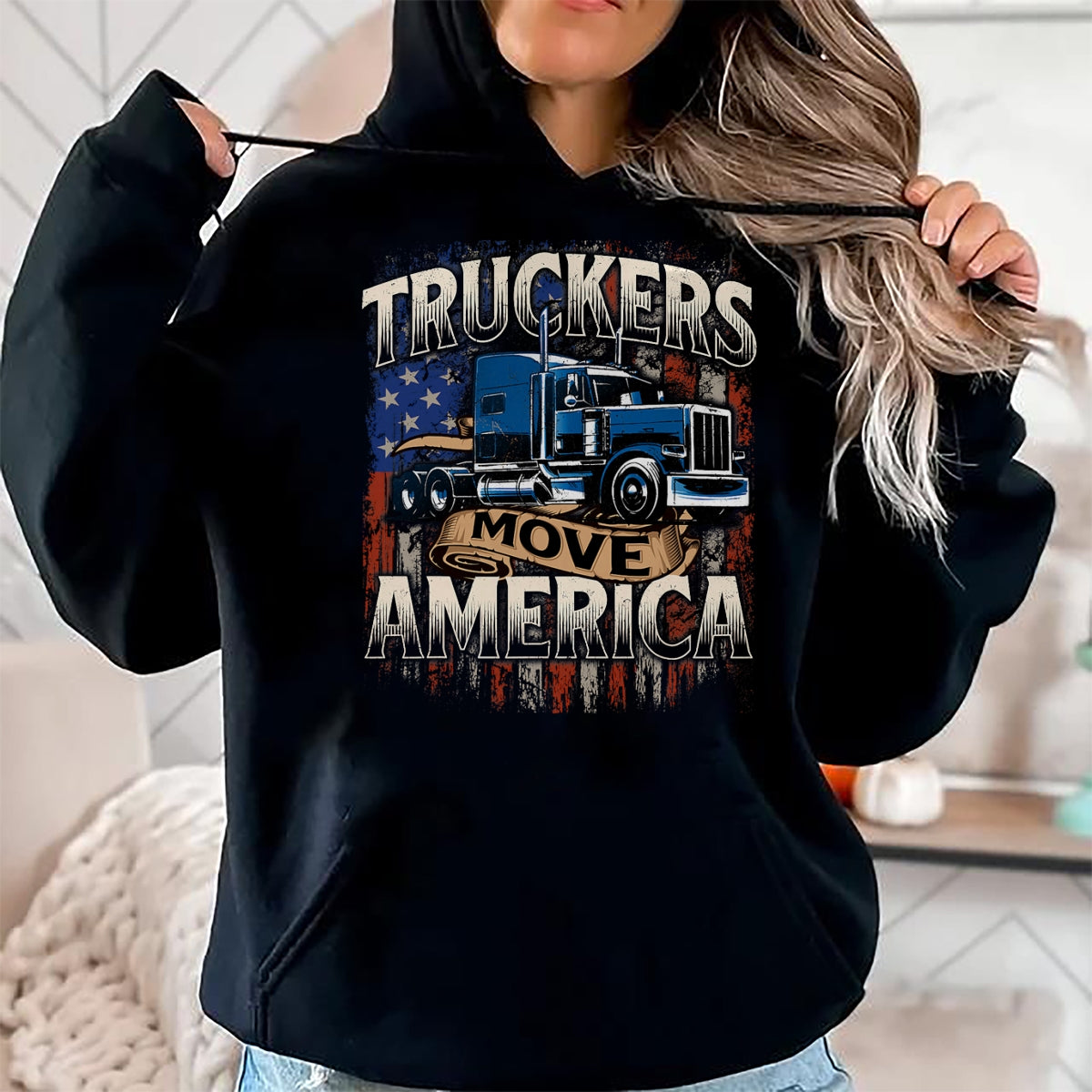 Best Truck Driver Life Shirt, Funny Trucker UnisexT-Shirt/Hoodie/Sweatshirt HLT00 - Truckers Move America - Semi Truck Driver Trucking Big Rig T-Shirt