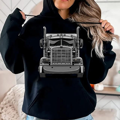 Best Truck Driver Life Shirt, Funny Trucker UnisexT-Shirt/Hoodie/Sweatshirt HLT00 - Semi Truck Driver T-Shirt, Men, Brown, Large