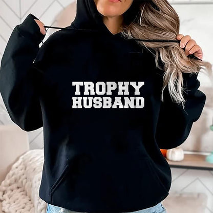 Best Wife Shirt, Wife and Husband Unisex T-Shirt/Hoodie/Sweatshirt HLT00 - Funny Trophy Husband Marriage Hubby Love Anniversary Gift Long Sleeve T-Shirt