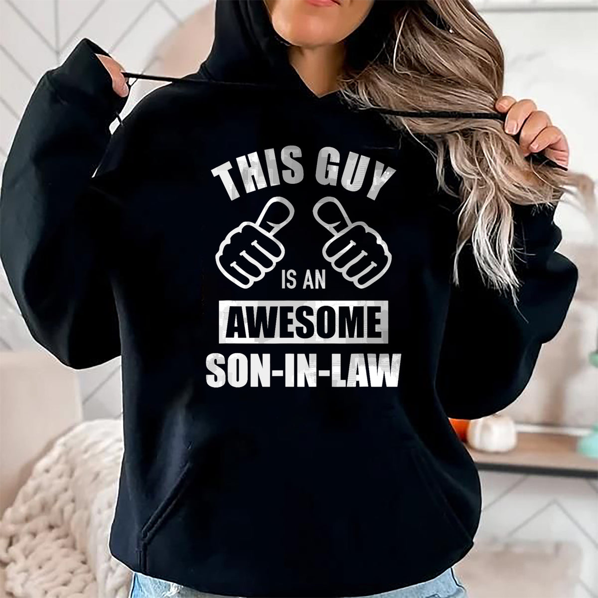 Best Wife Shirt, Wife and Husband Unisex T-Shirt/Hoodie/Sweatshirt HLT00 - This guy awesome son-in-law from father-in-law T-Shirt