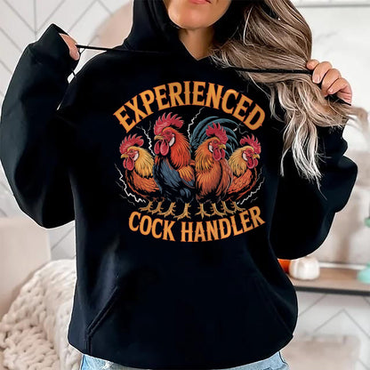 Best Farmer Life Shirt, Funny Farmer UnisexT-Shirt/Hoodie/Sweatshirt HLT00 - Experienced Graphic Funny Animals Tee Cock Handler T-Shirt