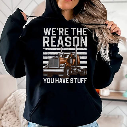 Best Truck Driver Life Shirt, Funny Trucker UnisexT-Shirt/Hoodie/Sweatshirt HLT00 - Funny Trucker Design For Men Women Semi Truck Driver Lover T-Shirt