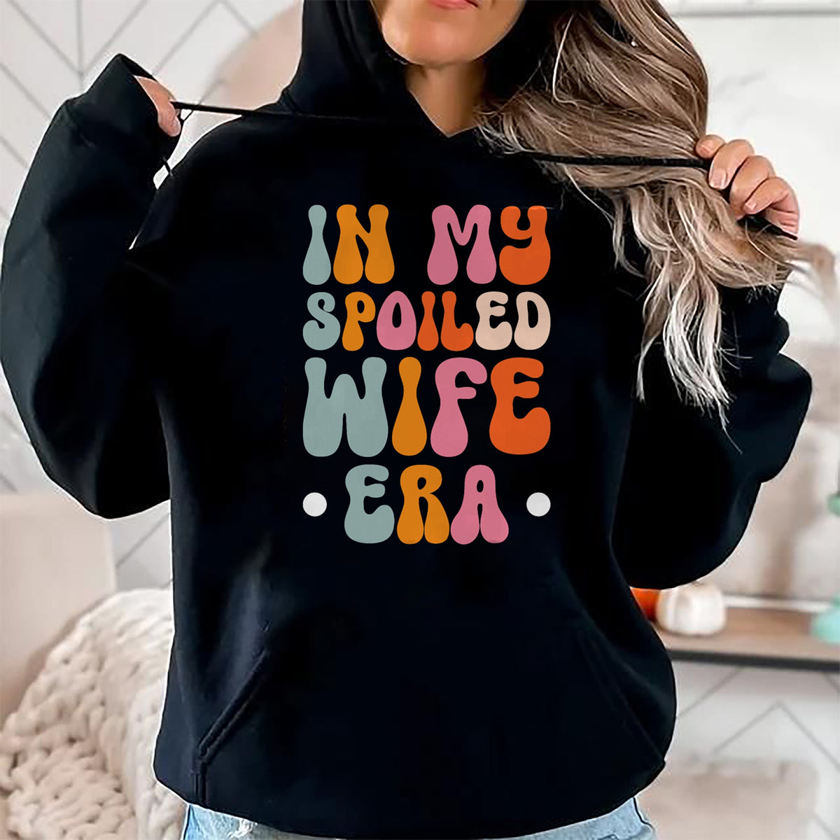Best Wife Shirt, Wife and Husband Unisex T-Shirt/Hoodie/Sweatshirt HLT00 - Gift for wife T shirt, spoiled wife   In My Spoiled Wife Era T-Shirt