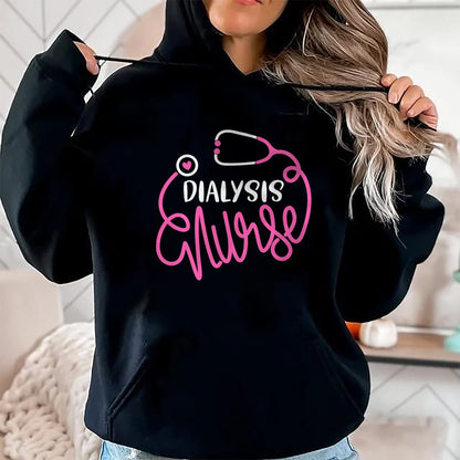 Funny Nurse Shirt, Nurse Unisex T-Shirt/Hoodie/Sweatshirt HLT00 - Dialysis Nurse Funny nephrology nursing Department Nurse T-Shirt