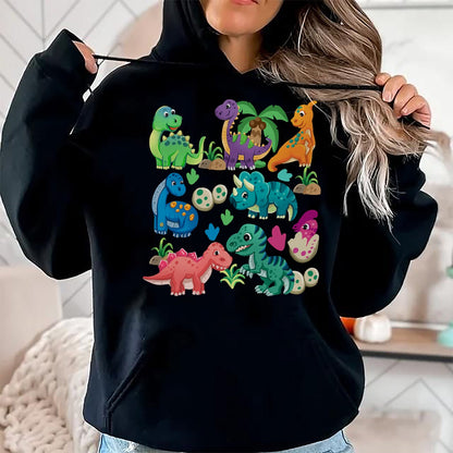 Best Dinosaur Lover Shirt, Funny Dinosaur UnisexT-Shirt/Hoodie/Sweatshirt HLT00 - Types of Dinosaurs Cute Dino Identification Girl Boy T-Shirt
