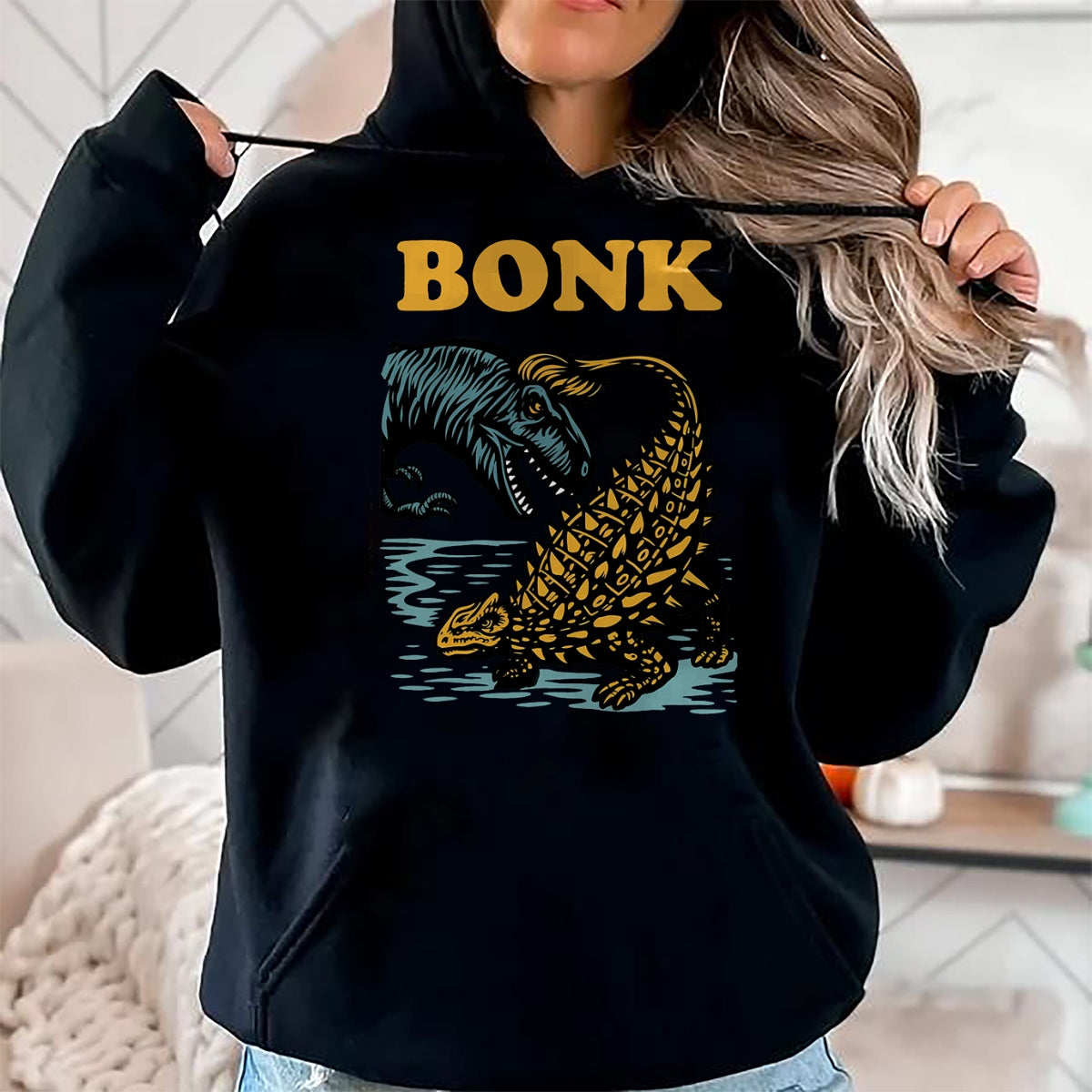 Best Dinosaur Lover Shirt, Funny Dinosaur UnisexT-Shirt/Hoodie/Sweatshirt HLT00 - Bonk Dinosaur Funny Prehistoric Humor Design T-Shirt