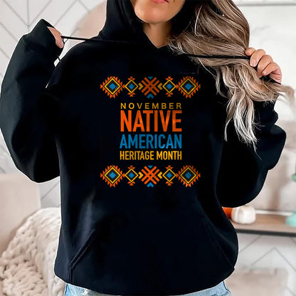 Native American T-Shirts, Vintage Native American Unisex T-Shirt/Hoodie/Sweatshirt HLT00 - Native American Heritage Month 2021