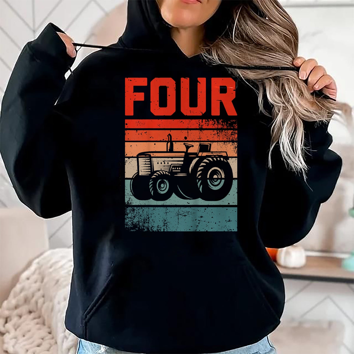 Best Farmer Life Shirt, Funny Farmer UnisexT-Shirt/Hoodie/Sweatshirt HLT00 - 4 Year Old Shirt 4th Birthday Tractor Farmer Boys Girls Kid T-Shirt