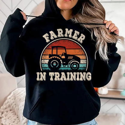 Best Farmer Life Shirt, Funny Farmer UnisexT-Shirt/Hoodie/Sweatshirt HLT00 - Farmer in Training Tractor Funny Farming Boys Girls Kids T-Shirt