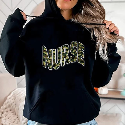 Funny Nurse Shirt, Nurse Unisex T-Shirt/Hoodie/Sweatshirt HLT00 - Nurses Camouflage Nurse T-Shirt