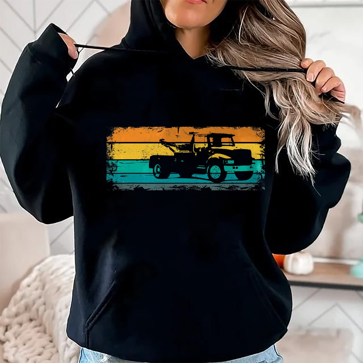 Best Truck Driver Life Shirt, Funny Trucker UnisexT-Shirt/Hoodie/Sweatshirt HLT00 - Retro Tow Truck Tow Truck - Vintage Towing Service T-Shirt