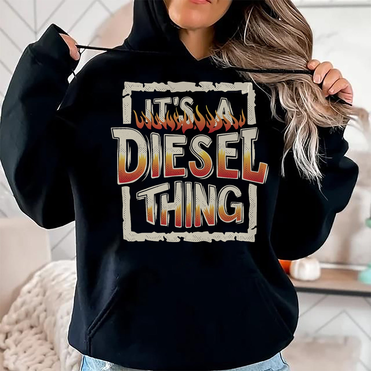 Best Truck Driver Life Shirt, Funny Trucker UnisexT-Shirt/Hoodie/Sweatshirt HLT00 - It's A Diesel Thing Trucker Truck Driver Mechanic Funny Men T-Shirt