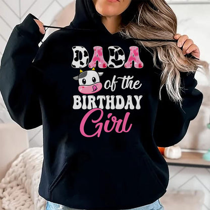 Best Farmer Life Shirt, Funny Farmer UnisexT-Shirt/Hoodie/Sweatshirt HLT00 - Dada of The Birthday Girl Farm Cow 1St Birthday Girl T-Shirt