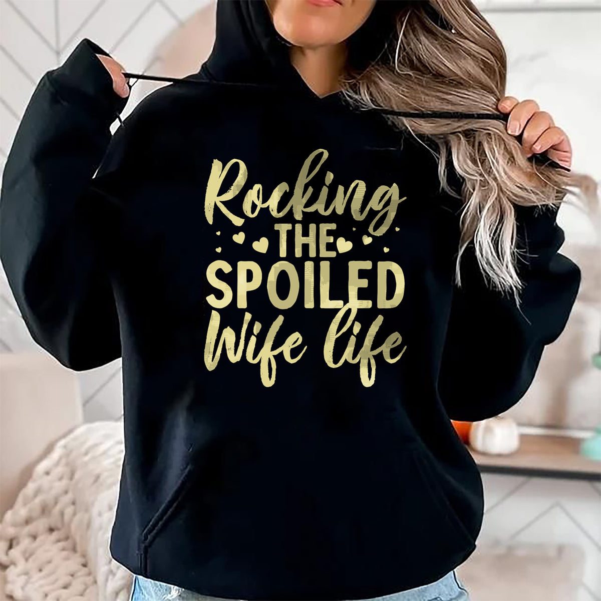 Best Wife Shirt, Wife and Husband Unisex T-Shirt/Hoodie/Sweatshirt HLT00 - Gift for wife T shirt, spoiled wife   Funny Spoiled Wife Art For Women Girls Husband Spoiled Wife Lo (2)