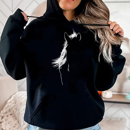 Best Horse Lover Shirt , Funny Horse UnisexT-Shirt/Hoodie/Sweatshirt HLT00 - Horse Head Silhouette Equestrian Horse Lover T-Shirt
