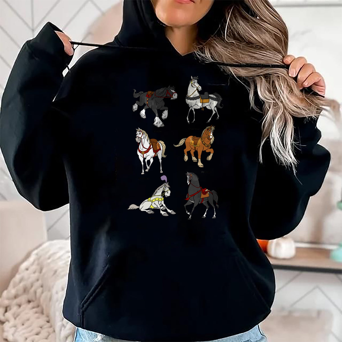 Best Horse Lover Shirt , Funny Horse UnisexT-Shirt/Hoodie/Sweatshirt HLT00 - Disney Princess Horses T-Shirt
