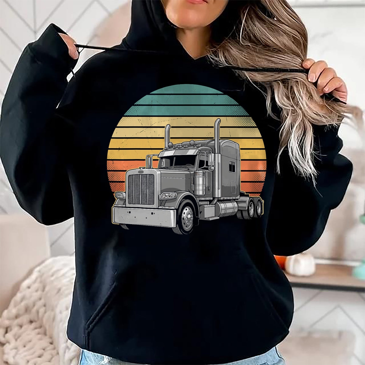 Best Truck Driver Life Shirt, Funny Trucker UnisexT-Shirt/Hoodie/Sweatshirt HLT00 - Vintage Truck Trucker Truck Driver 18 Wheeler Trucking T-Shirt
