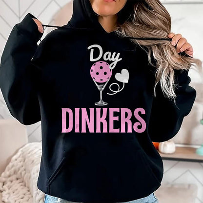 Funny Pickleball Shirt, Pickleball Lover Unisex T-Shirt/Hoodie/Sweatshirt HLT00 - Day Dinkers, Funny Pickleball Tee for Girls Who Love to Dink Tank Top