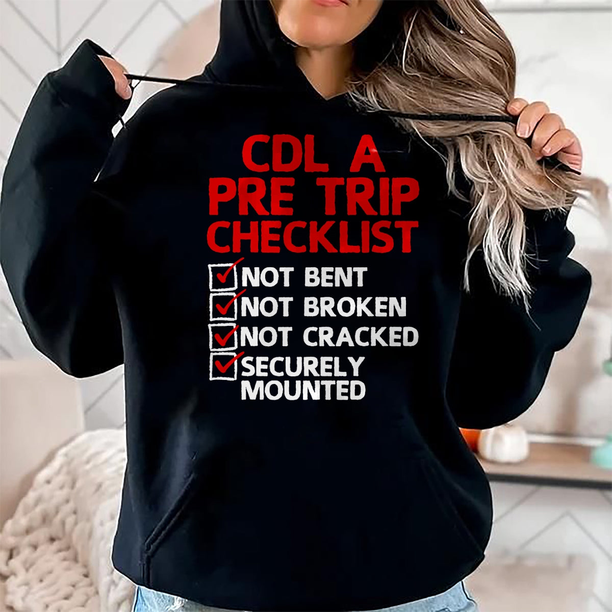 Best Truck Driver Life Shirt, Funny Trucker UnisexT-Shirt/Hoodie/Sweatshirt HLT00 - Cool CDL Trucker Art for Men Women Trucking CDL Truck Driver T-Shirt