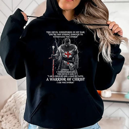 Christian Tee, Christian Faith Unisex T-Shirt/Hoodie/Sweatshirt HLT00 -  A Warrior of christ Tshirt T-Shirt
