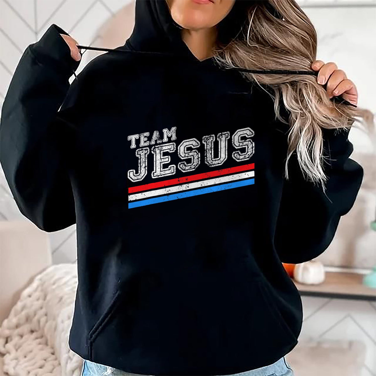 Christian Tee, Christian Faith Unisex T-Shirt/Hoodie/Sweatshirt HLT00 - Christian T-Shirt - Team Jesus - Jesus Shirts T-Shirt