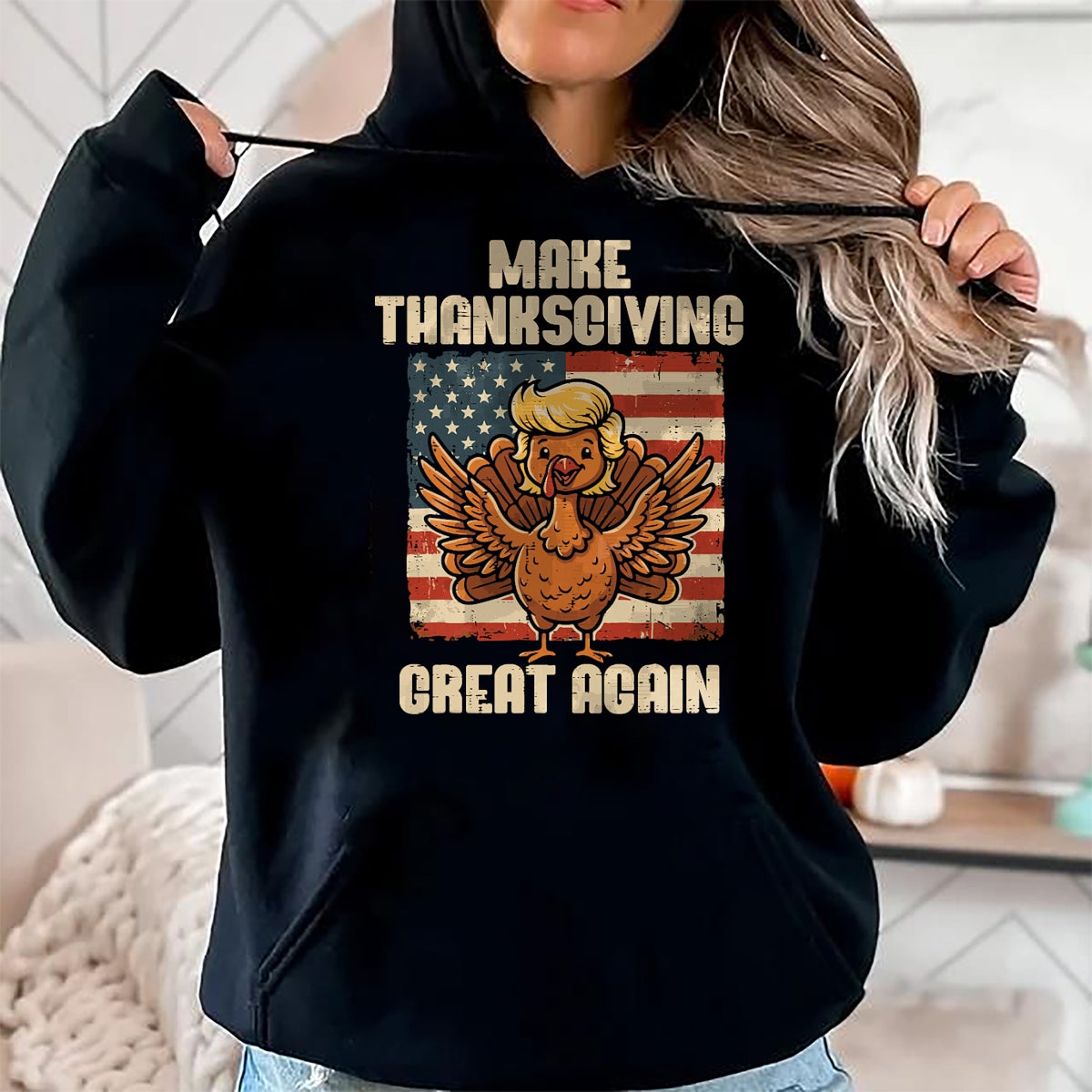 Best Thanksgiving Family Shirt , Funny Thanksgiving UnisexT-Shirt/Hoodie/Sweatshirt HLT00 - Make Thanksgiving Great Again Turkey Men Women Kids T-Shirt