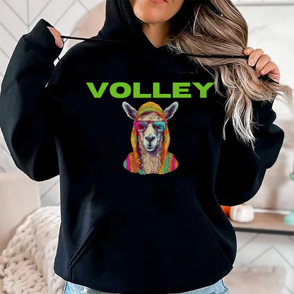 Funny Pickleball Shirt, Pickleball Lover Unisex T-Shirt/Hoodie/Sweatshirt HLT00 - Volley Llama Funny Pickleball Shirt Long Sleeve T-Shirt