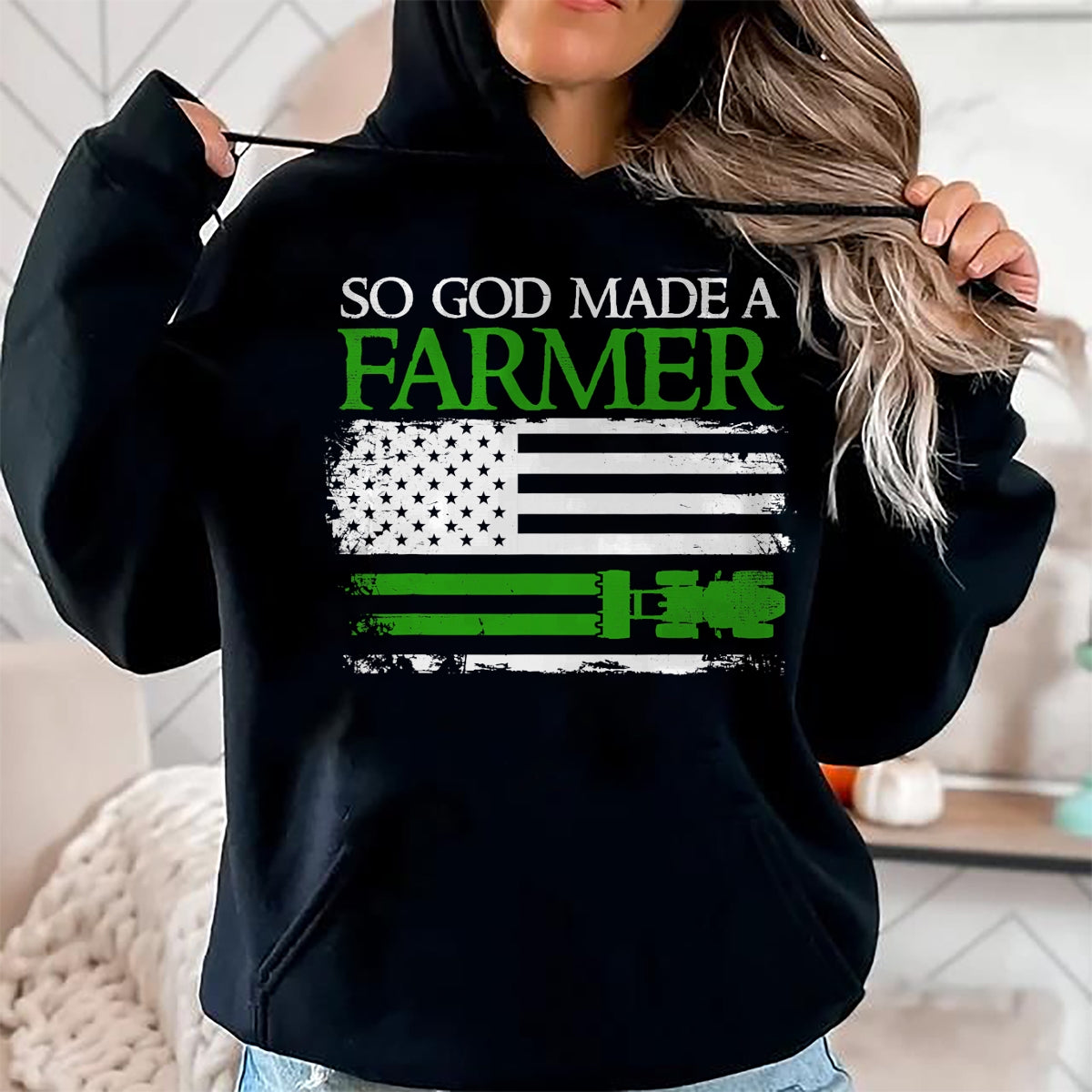 Best Farmer Life Shirt, Funny Farmer UnisexT-Shirt/Hoodie/Sweatshirt HLT00 - So God Made A Farmer, Farming Farmer T-Shirt