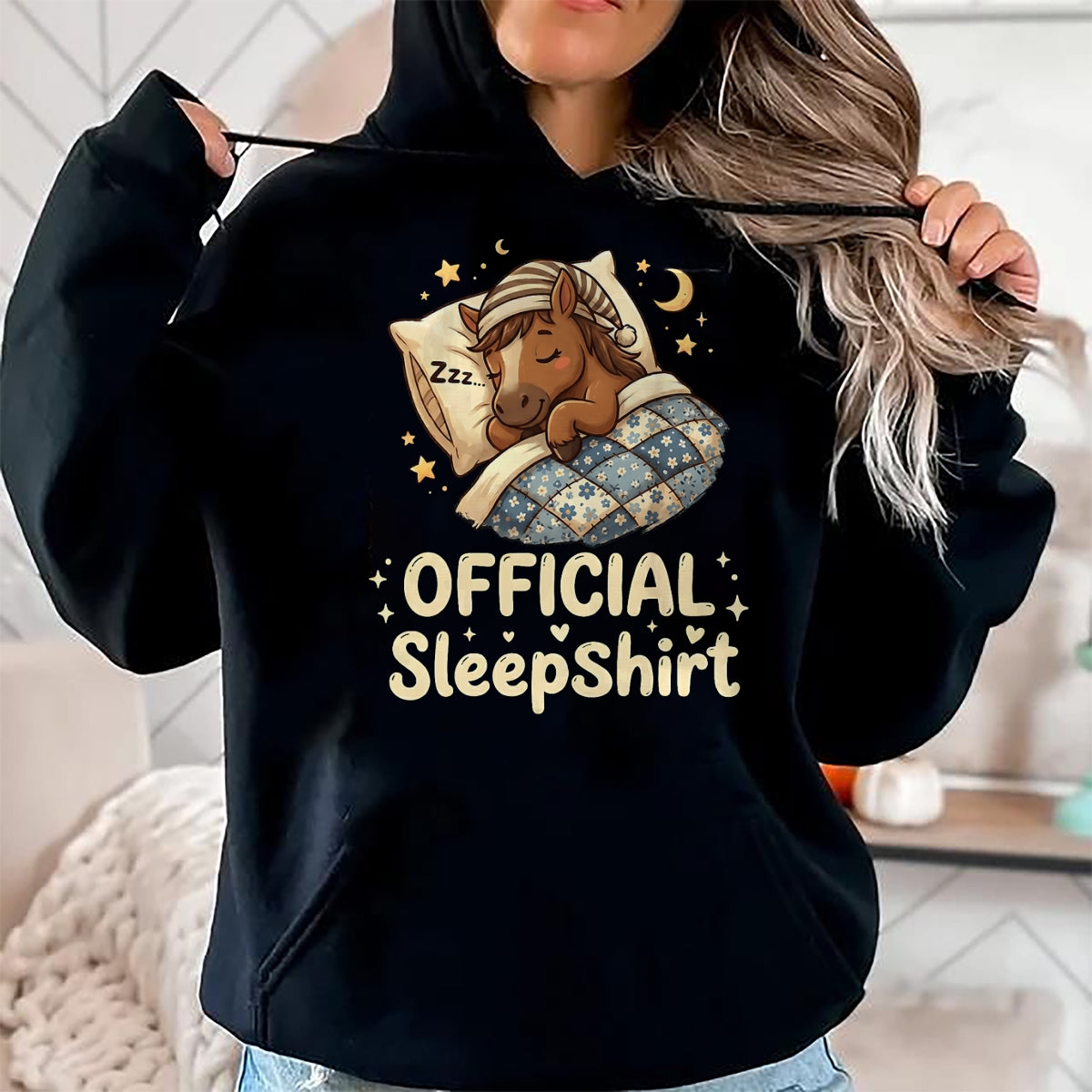Best Horse Lover Shirt , Funny Horse UnisexT-Shirt/Hoodie/Sweatshirt HLT00 - Sleeping Horse Official Sleepshirt Sleepwear Pajama Bedtime T-Shirt