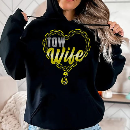 Best Truck Driver Life Shirt, Funny Trucker UnisexT-Shirt/Hoodie/Sweatshirt HLT00 - Tow Wife Tow Truck Driver Wife Tow Trucker T-Shirt