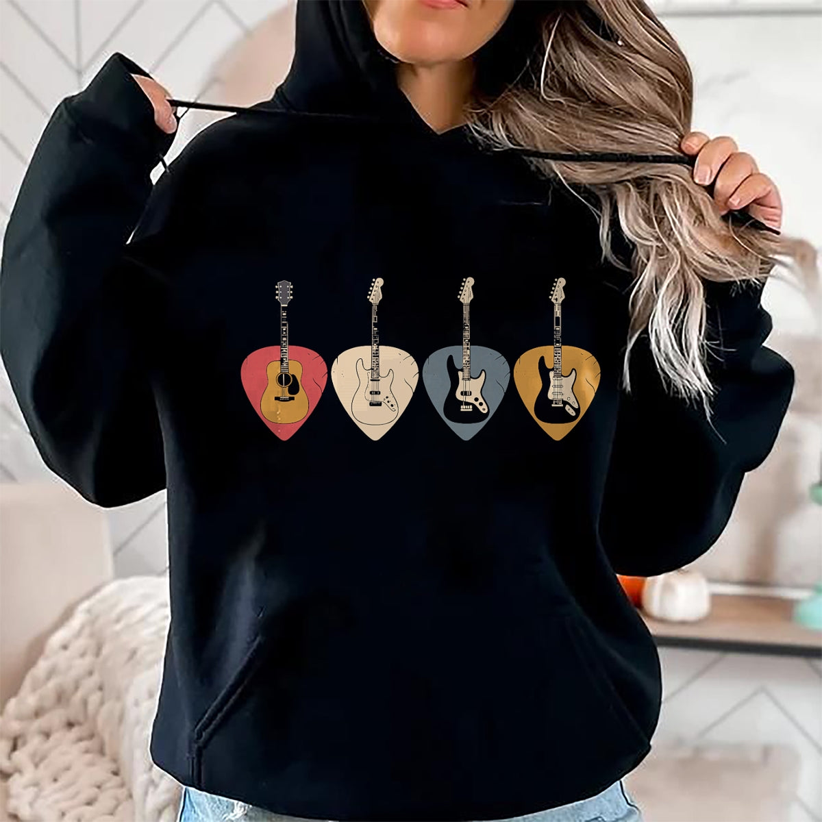 Guitar Lover Shirt, Funny Guitar UnisexT-Shirt/Hoodie/Sweatshirt HLT00 - Funny Guitar Design for Men Women Guitarist Guitar Player T-Shirt