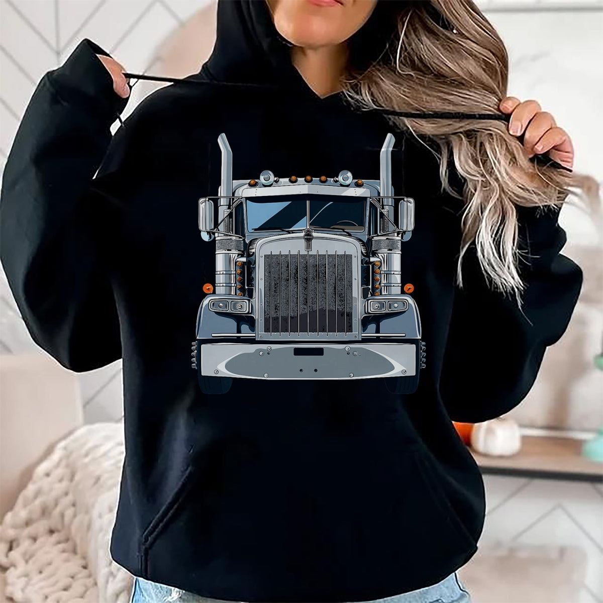Best Truck Driver Life Shirt, Funny Trucker UnisexT-Shirt/Hoodie/Sweatshirt HLT00 - Semi Truck Driver T-Shirt (3)