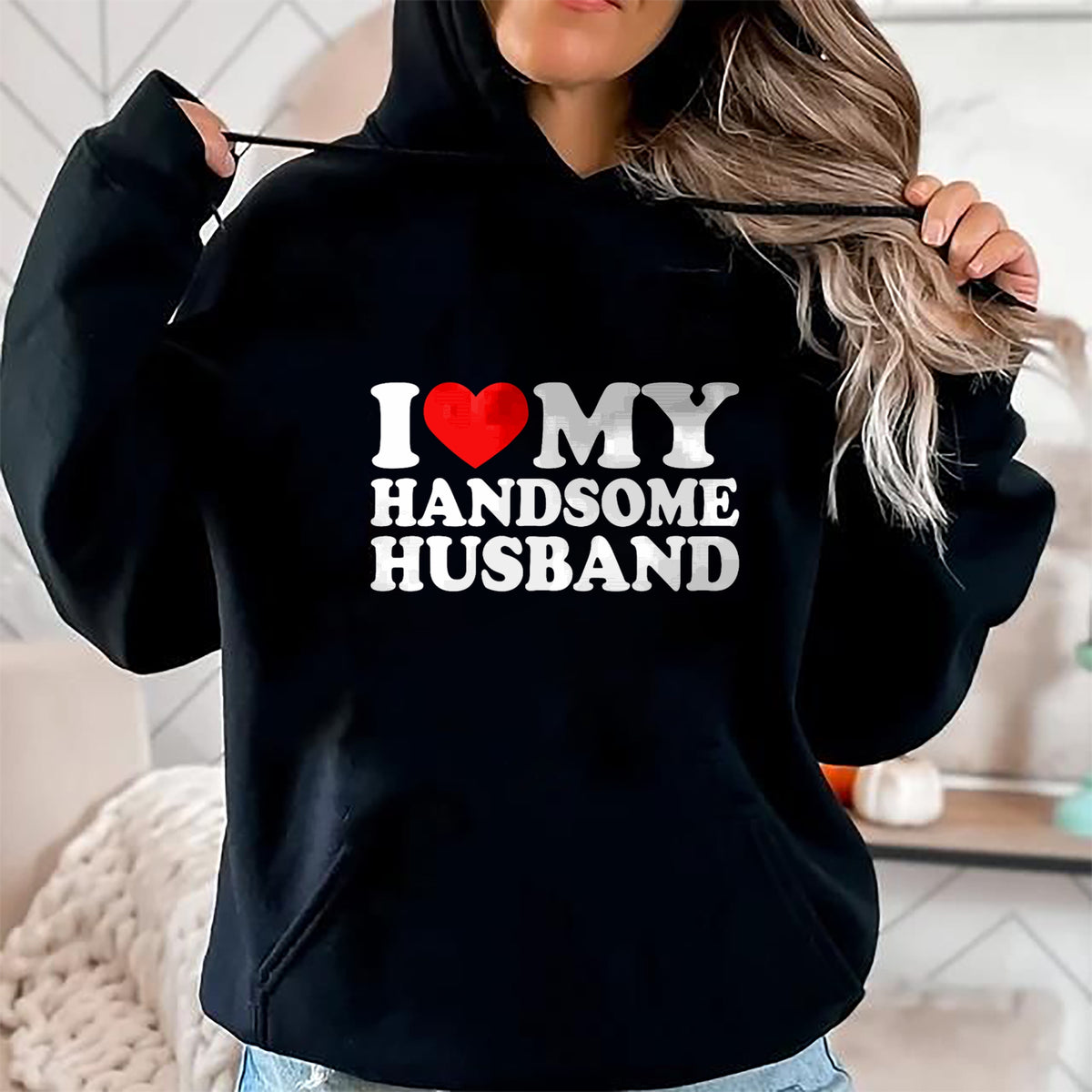 Best Wife Shirt, Wife and Husband Unisex T-Shirt/Hoodie/Sweatshirt HLT00 - I Love My Handsome Husband Shirt I Love My Husband T-Shirt