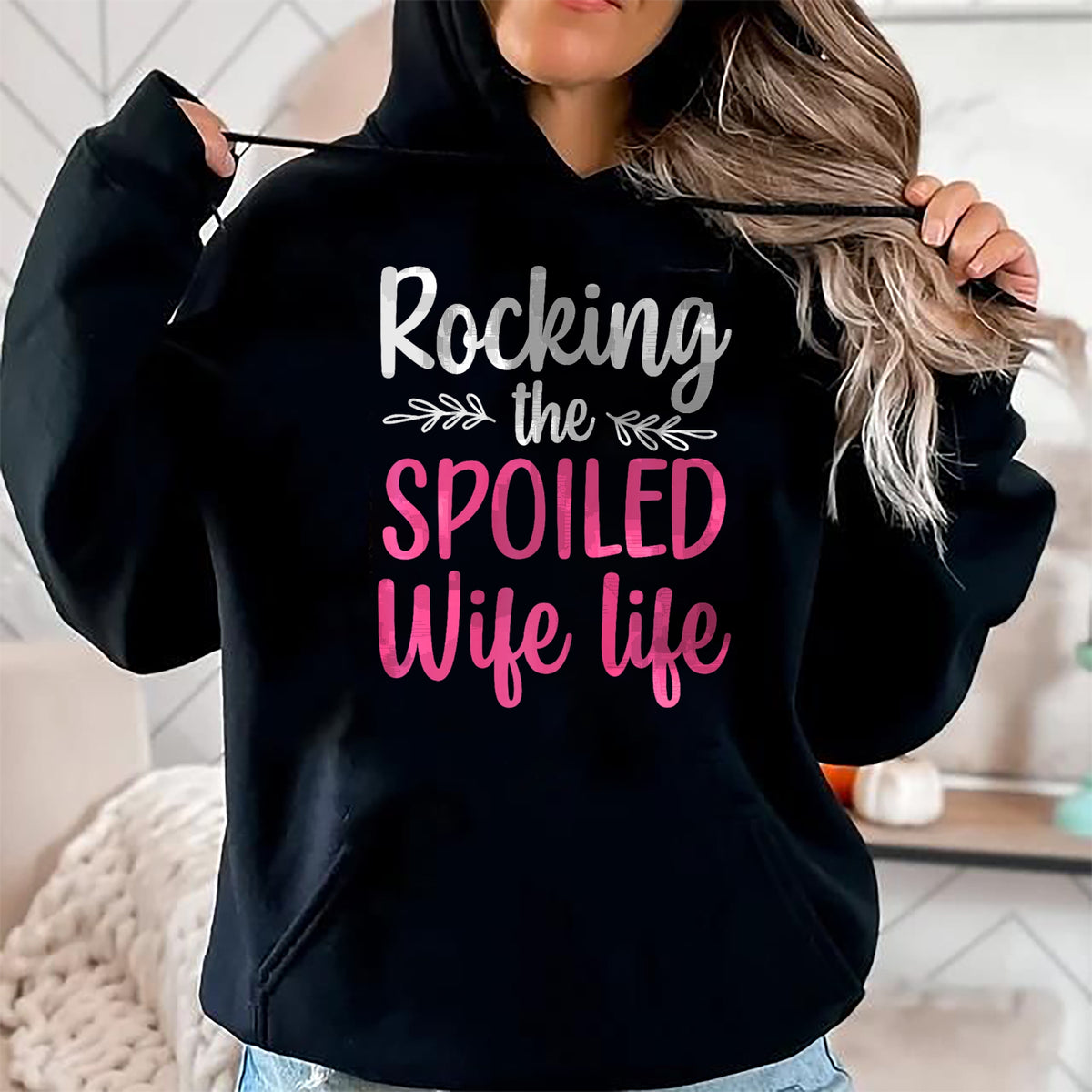 Best Wife Shirt, Wife and Husband Unisex T-Shirt/Hoodie/Sweatshirt HLT00 - Gift for wife T shirt, spoiled wife   Funny Spoiled Wife Art For Women Girls Husband Spoiled Wife Pr (33)