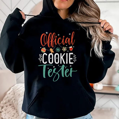 Christmas Shirts for Family, Funny christmas shirts, Christmas Unisex T-Shirt/Hoodie/Sweatshirt HLT00 - Official Cookie Tester Funny Christmas Couples Matching T-Shirt