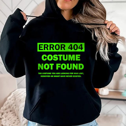 Hallowen Shirts for Family, Funny hallowen shirts, Hallowen Unisex T-Shirt/Hoodie/Sweatshirt HLT00 - Error 404 Costume Not Found halloween matching T-Shirt
