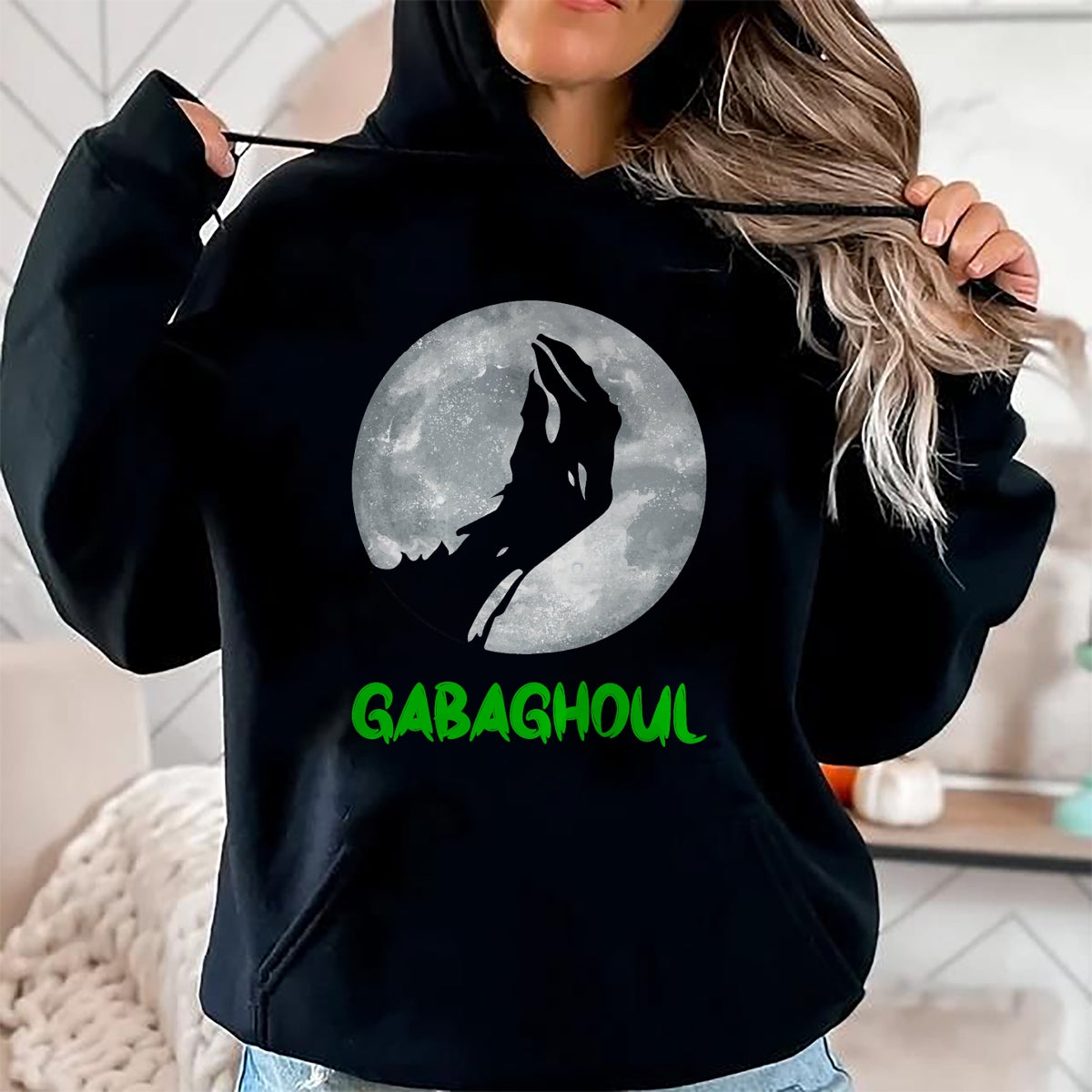 Hallowen Shirts for Family, Funny hallowen shirts, Hallowen Unisex T-Shirt/Hoodie/Sweatshirt HLT00 - Gabaghoul Funny Hand Moon Halloween T-Shirt